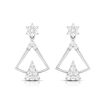 Load image into Gallery viewer, Designer Platinum Earrings with Diamonds for Women JL PT E N-16
