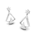 Load image into Gallery viewer, Designer Platinum Earrings with Diamonds for Women JL PT E N-16
