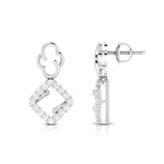 Load image into Gallery viewer, Platinum Earrings with Diamonds for Women JL PT E N-17
