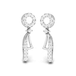Load image into Gallery viewer, Designer Platinum Earrings with Diamonds for Women JL PT E N-20  VVS-GH Jewelove.US
