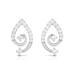 Load image into Gallery viewer, Designer Platinum Earrings with Diamonds for Women JL PT E N-2
