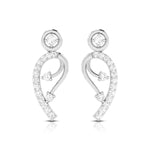 Load image into Gallery viewer, Designer Platinum Earrings with Diamonds for Women JL PT E N-30  VVS-GH Jewelove.US

