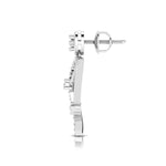 Load image into Gallery viewer, Designer Platinum Earrings with Diamonds for Women JL PT E N-30   Jewelove.US

