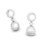 Load image into Gallery viewer, Designer Platinum Earrings with Diamonds for Women JL PT E N-36   Jewelove.US
