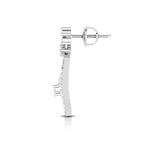 Load image into Gallery viewer, Beautiful Platinum Earrings with Diamonds for Women JL PT E N-37
