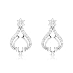 Load image into Gallery viewer, Designer Platinum Earrings with Diamonds for Women JL PT E N-3

