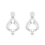 Load image into Gallery viewer, Designer Platinum Earrings with Diamonds for Women JL PT E N-3
