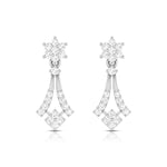 Load image into Gallery viewer, Beautiful Platinum Earrings with Diamonds for Women JL PT E N-40
