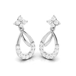 Load image into Gallery viewer, Designer Platinum Earrings with Diamonds for Women JL PT E N-41  VVS-GH Jewelove.US
