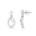 Load image into Gallery viewer, Designer Platinum Earrings with Diamonds for Women JL PT E N-41   Jewelove.US
