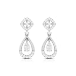 Load image into Gallery viewer, Designer Platinum Earrings with Diamonds for Women JL PT E N-44
