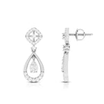 Load image into Gallery viewer, Designer Platinum Earrings with Diamonds for Women JL PT E N-44
