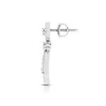 Load image into Gallery viewer, Designer Platinum Earrings with Diamonds for Women JL PT E N-44
