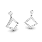 Load image into Gallery viewer, Designer Platinum Earrings with Diamonds for Women JL PT E N-45
