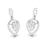 Load image into Gallery viewer, Designer Platinum Earrings with Diamonds for Women JL PT E N-47

