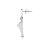 Load image into Gallery viewer, Designer Platinum Earrings with Diamonds for Women JL PT E N-47
