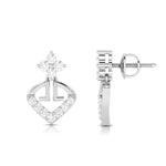 Load image into Gallery viewer, Designer Platinum Earrings with Diamonds for Women JL PT E N-48
