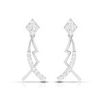Load image into Gallery viewer, Designer Platinum Earrings with Diamonds for Women JL PT E N-49  VVS-GH Jewelove.US
