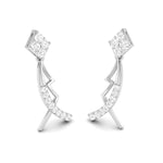 Load image into Gallery viewer, Designer Platinum Earrings with Diamonds for Women JL PT E N-49   Jewelove.US
