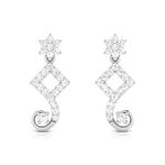 Load image into Gallery viewer, Designer Platinum Earrings with Diamonds for Women JL PT E N-7  VVS-GH Jewelove.US
