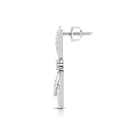 Load image into Gallery viewer, Beautiful Platinum Earrings with Diamonds for Women JL PT E N-13

