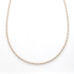Load image into Gallery viewer, Japanese Sparkling Platinum &amp; Rose Gold Chain for Women JL PT CH 1067   Jewelove.US
