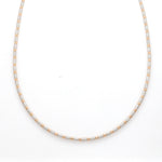 Load image into Gallery viewer, Japanese Sparkling Platinum &amp; Rose Gold Chain for Women JL PT CH 1067
