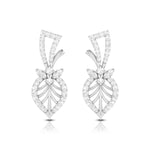 Load image into Gallery viewer, Designer Platinum Earrings with Diamonds for Women JL PT E NK-52
