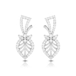 Load image into Gallery viewer, Designer Platinum Earrings with Diamonds for Women JL PT E NK-52
