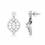 Load image into Gallery viewer, Designer Platinum Earrings with Diamonds JL PT E NK-63   Jewelove.US
