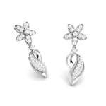 Load image into Gallery viewer, Designer Platinum Earrings with Diamonds JL PT E NK-65
