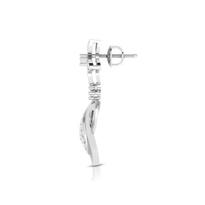 Designer Platinum Earrings with Diamonds JL PT E NK-65   Jewelove.US