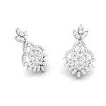 Load image into Gallery viewer, Designer Platinum Earrings with Diamonds JL PT E NK-68
