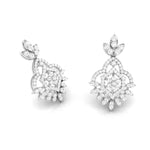Load image into Gallery viewer, Designer Platinum Earrings with Diamonds JL PT E NK-68
