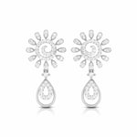 Load image into Gallery viewer, Designer Platinum Earrings with Diamonds JL PT E NK-69
