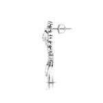 Load image into Gallery viewer, Designer Platinum Earrings with Diamonds JL PT E NK-69
