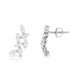 Load image into Gallery viewer, Beautiful Platinum Earrings with Diamonds for Women JL PT E ST 2032
