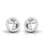 Load image into Gallery viewer, Designer Platinum Diamond Earrings for Women JL PT E OLS 29   Jewelove.US
