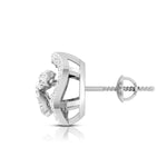 Load image into Gallery viewer, Designer Platinum Diamond Earrings for Women JL PT E OLS 29   Jewelove.US
