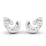 Load image into Gallery viewer, New Fashionable Platinum Diamond Earrings for Women JL PT E OLS 31
