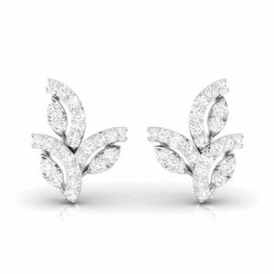Beautiful Platinum Diamond  Earrings for Women JL PT E OLS 32