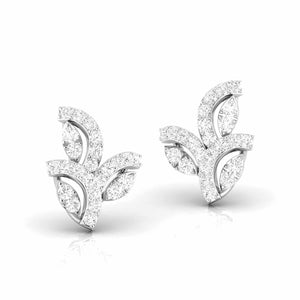 Beautiful Platinum Diamond  Earrings for Women JL PT E OLS 32   Jewelove.US