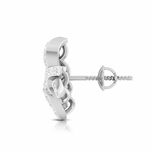 Beautiful Platinum Diamond  Earrings for Women JL PT E OLS 32