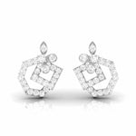 Load image into Gallery viewer, Designer Platinum Diamond Earrings for Women JL PT E OLS 34  VVS-GH Jewelove.US
