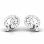 Load image into Gallery viewer, Designer Platinum Diamond Earrings for Women JL PT E OLS 35   Jewelove.US
