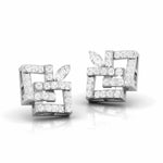 Load image into Gallery viewer, Fashionable Platinum Diamond Earrings for Women JL PT E OLS 36
