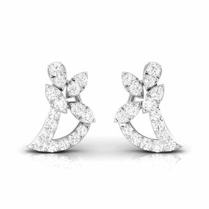 Beautiful Platinum Diamond Earrings for Women JL PT E OLS 37