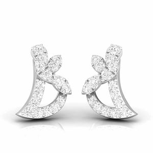 Beautiful Platinum Diamond Earrings for Women JL PT E OLS 37