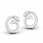 Load image into Gallery viewer, Designer Platinum Diamond Earrings for Women JL PT E OLS 40
