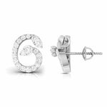 Load image into Gallery viewer, Designer Platinum Diamond Earrings for Women JL PT E OLS 40
